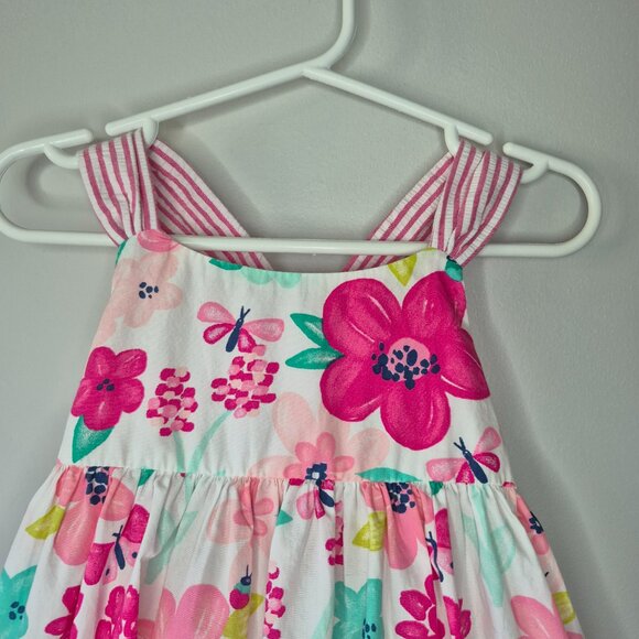 NWT Gymboree Pink Floral Sundress and Panty Set - Picture 2 of 12